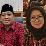 Mujid Riduan dan Nur Saidah, Wakil Ketua DPRD Gresik.