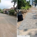 Perbaikan ruas jalan kabupaten yang dilakukan Dinas Bina Marga dan Bina Konstruksi Kabupaten Pasuruan.