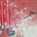 Benda mirip bom ditemukan dekat Gereja Purbayan, Solo, Jawa Tengah, Rabu (30/3). Foto : Ist