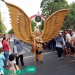 Meriahnya Pawai Budaya di Jombang. foto: RONY/ BANGSAONLINE