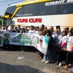 Kader PKB Tuban dalam acara HUT di Solo.