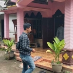 Rumah Ketua RT yang dijadikan lokasi syuting konten Samsudin di Desa Jatilengger, Kecamatan Ponggok, Kabupaten Blitar.