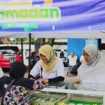 Suasana Festival Ramadhan yang digelar Pegadaian Area Jember di Halaman Bakorwil V Jatim.