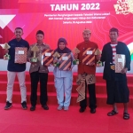 Lima peserta perwakilan dari Jawa Timur pada Lomba Wana Lestari Tingkat Nasional Tahun 2022.