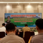 Sosialisasi dan pelatihan pengendalian hama oleh polres Ngawi sebagai bentuk pencegahan kasus korban jebakan tikus listrik
