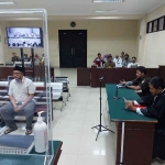 Sidang pembacaan putusan terhadap Gilang Ramadhan di Pengadilan Tipikor Surabaya
