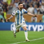 Lionel Messi mencetak gol pembuka pada laga final Piala Dunia melawan Prancis.