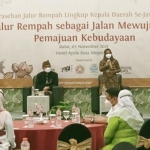 Wali Kota Ning Ita saat membuka Sarasehan Jalur Rempah Lingkup Kelala Daerah se-Jawa Timur, di Ballroom Hotel Ayola, Rabu (3/11/2021).