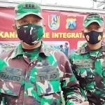 Ketua tim penilaian lomba Binter TNI-AD, Kolonel Inf Pranito Dwinarwan didampingi Dandim 0811 Tuban, Letkol Inf Viliala Romadhon