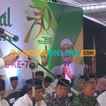Ketua DPRD Kabupaten Mojokerto, Ayni Zuroh, ketika memberi sambutan dalam Halalbihalal.
