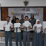 Sosialisasi Pemilu di SMA Wijaya Putra.