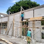 Pembangunan gedung baru KPU Pasuruan berjalan sesuai target.