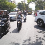 Jalan Ade Irma Suryani, salah satu jalan yang direhabilitasi oleh DPUPR Kota Malang dibiayai DAK 2019. Rehab jalan ini baru saja kelar. foto: IWAN IRAWAN/ BANGSAONLINE