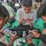 Para peserta saat mengikuti seleksi e-sport untuk mewakili Kota Pasuruan di Porprov Jatim.