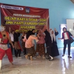 Sosialisasi Wayang Tangguh yang digelar oleh Satlantas Polres Ngawi di SMK Panti Pamardi Siwi 1, Ngrambe, Kamis (13/10/2022).