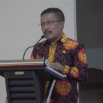 Wakil Wali Kota Batu Punjul Santoso saat membuka sosialisasi SHS regional.