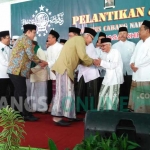 Prosesi pelantikan PCNU Jombang. foto: ROMZA/ BANGSAONLINE