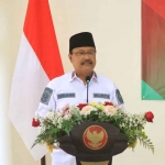 Wali Kota Pasuruan, Saifullah Yusuf, saat memberi sambutan.