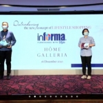 Operation Direktur PT Home Center Indonesia Informasi, Daniel bersama CEO/Managing Director Informa, Meutia Kumala.