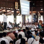 Bupati Rendra saat memberikan sambutan.