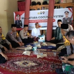 Silaturahmi yang dilakukan Polres Mojokerto Kota terhadap tokoh agama di Desa Jatirowo.