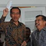 Jokowi dan Jusuf Kalla. Foto: liputan6.com