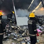 Pabrik yang dibakar, pemiliknya dibunuh. foto: scmp.com