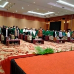 Acara pelantikan PW Pergunu dan 10 PC Pergunu se-Nusa Tenggara Barat (NTB) di Hotel Lombok Raya, Sabtu (19/2/2022). Foto: mma/bangsaonline.com