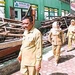 Rehabilitasi lembaga pendidikan di Kota Mojokerto.