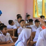 Salah satu kegiatan kelas inspirasi awardee LPDP yang dilaksanakan.