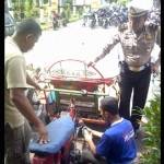 BIAR JERA: Bodi bentor dipotong untuk dikembalikan sesuai asal usai putusan sidang. foto: soewandito/ BANGSAONLINE