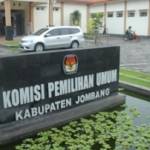 Kantor KPU Jombang. (Rony Suhartomo/BANGSAONLINE)