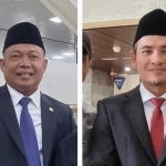 H. Syafiuddin anggota DPR RI dari PKB (kiri) dan Imron Amin, anggota DPR RI dari Gerindra.