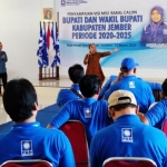 Pemaparan visi-misi bakal calon bupati dan wakil bupati yang digelar PAN Jember.