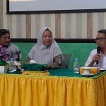 Kepala KPPN Tuban, Martina Sri Mulyani, saat diskusi tentang APBN periode 31 Januari 2024 dan Kondisi Perekonomian Kabupaten Tuban.