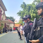 Gladi bersih sidang tragedi Kanjuruhan di PN Surabaya.