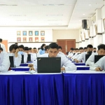 Proses Seleksi Kompetensi Dasar (SKD) berbasis Computer Assisted Test (CAT) yang diselenggarakan di BKN, Kantor Regional II Surabaya.