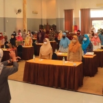 Pelatihan pengelolaan usaha homestay/pondok wisata di Hotel Bj. Perdana Kota Pasuruan, Senin (25/10).