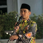 Wakil Wali Kota Pasuruan, Adi Wibowo saat memberi sambutan di acara Gebyar Koperasi dan UMKM Kota Pasuruan