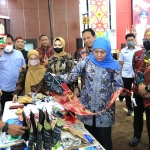 Gubernur Jatim Khofifah saat program misi dagang di Kalimantan Tengah, belum lama ini.