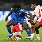 Timnas Italia saat bersua Malta pada Kualifikasi Euro 2024.