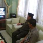 pemantauan UN melalui CCTV. foto:aries sugiarto/BANGSAONLINE