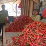STABIL. Pedagang pracangan di Pasar Tuban mengaku harga masih stabil. foto : suwandhi/HARIAN BANGSA