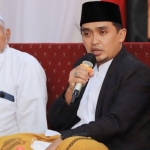 Wakil Wali Kota (Wawali) Pasuruan Adi Wibowo saat memimpin pengajian rutin di Gedung Gradika Kota Pasuruan, Jumat (1/10/2021).