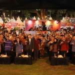 Pj Wali Kota Kediri, Zanariah, saat menghadiri dan membuka Kediri Finfest atau Financial Festival tahun ini. Foto: Ist