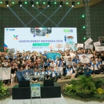 Suasana kemeriahan dan kegembiraan  Kontes Robot Indonesia 2024