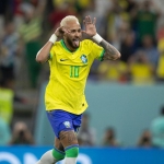 Neymar menyumbang satu gol kemenangan Brasil atas Korsel pada babak 16 besar Piala Dunia 2022.