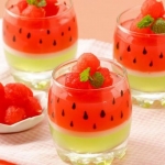 Resep Puding Semangka Melon, Ide Dessert Manis yang Menyegarkan. Foto: Ist