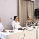 Rapat koordinasi terkait pembentukan Satpolairud Polres Blitar.