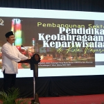 Wali Kota Saifullah Yusuf saat memaparkan potensi wisata di Kota Pasuruan di hadapan Komisi X DPR RI.